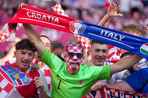 Croatia's football supporters